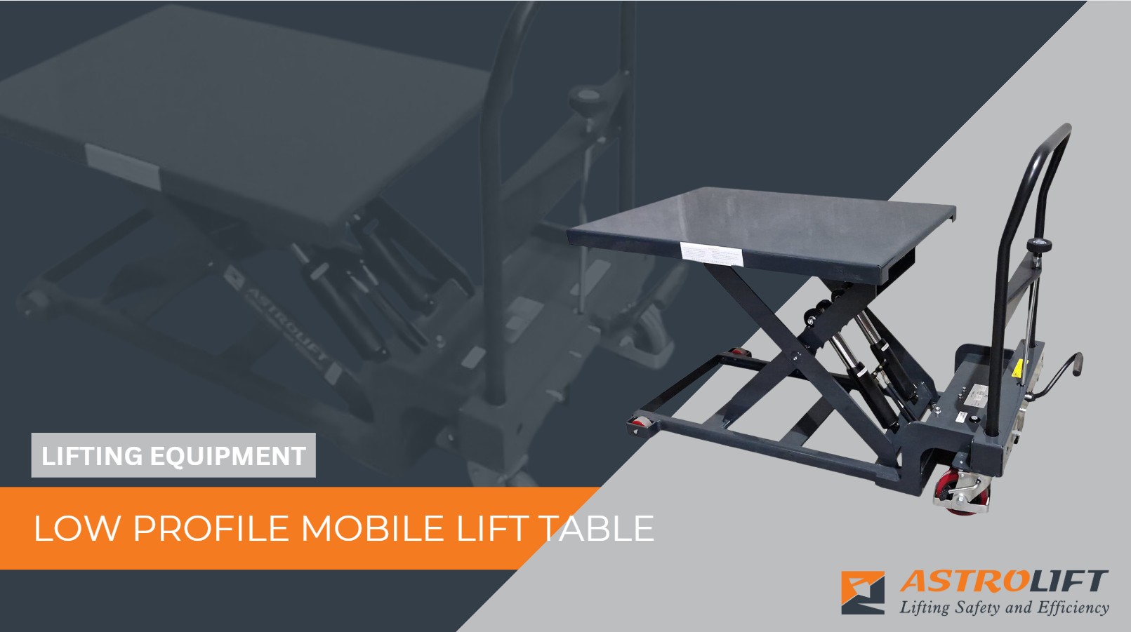 Buy Low Profile Mobile Lift table  in Mobile Lift Tables available at Astrolift NZ