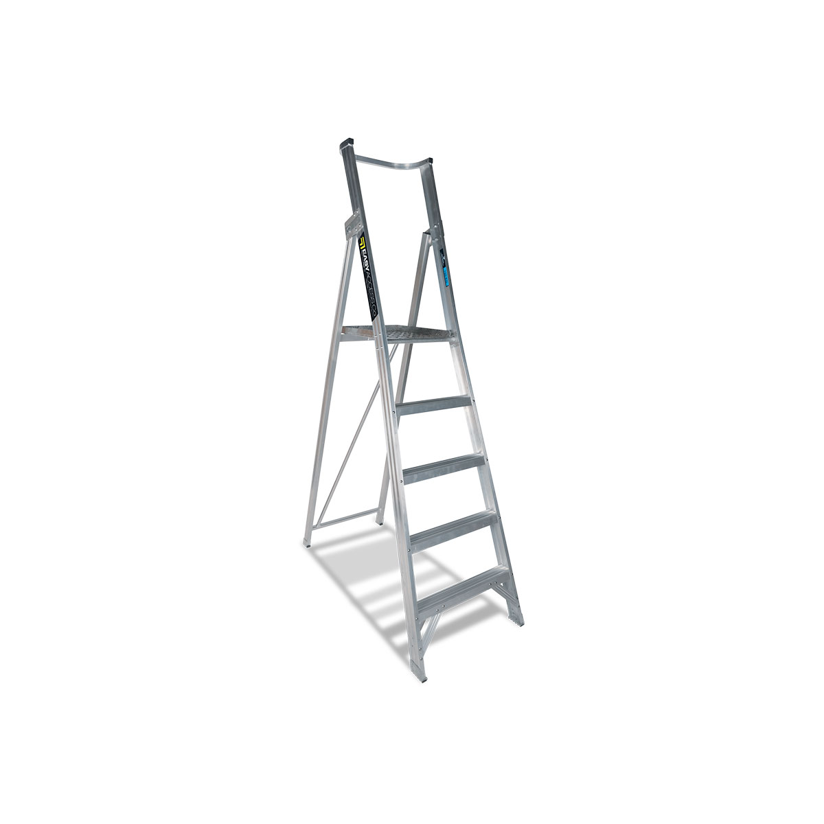Heavy Duty Aluminium Platform Ladder 5 Step Work Platform