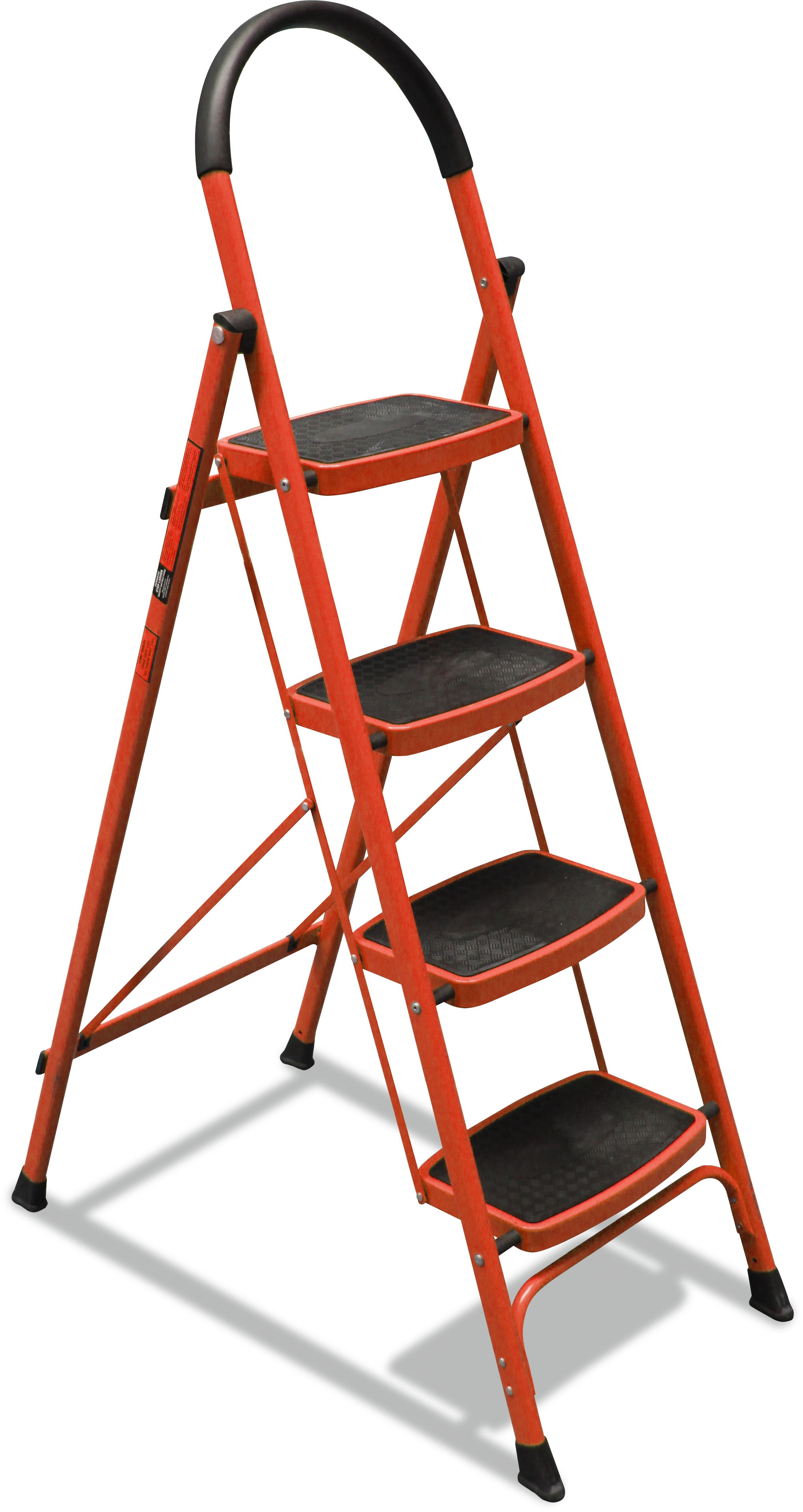 Step Ladder Domestic Use - Red Finish