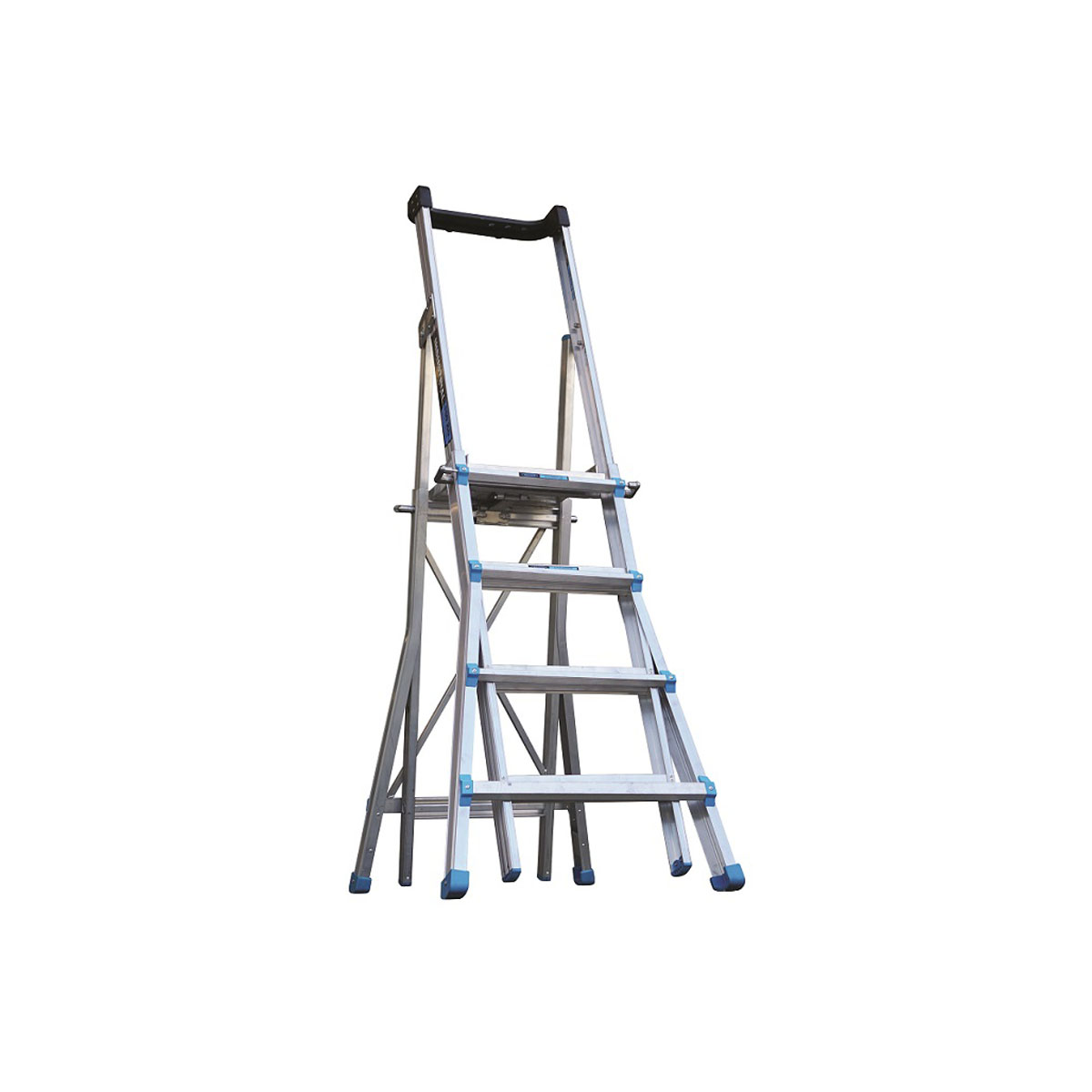 Telescopic Aluminium Platform Work Ladders