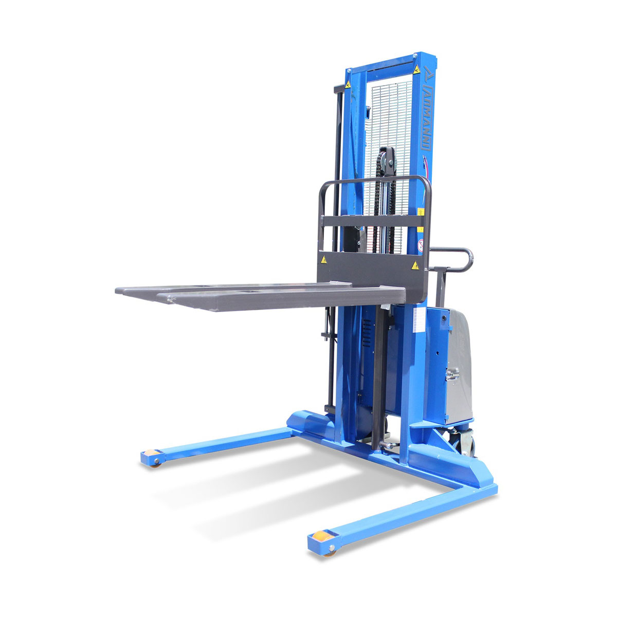 Blue SemiElectric Straddle Stacker Astrolift Pallet Stackers Astrolift