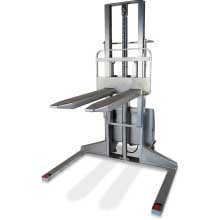 Buy Semi-electric Straddle Stacker (Stainless Steel) available at Astrolift NZ