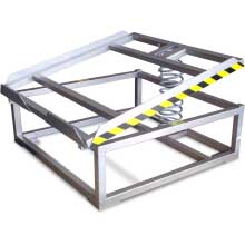 Buy Tilting Lift Table (Spring - Stainless Steel) in Tilt Lift Tables from Astrolift NZ