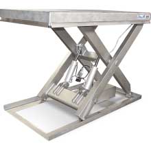 Buy Scissor Lift Table (Electric - Stainless Steel) in Scissor Lift Tables from Edmolift available at Astrolift NZ