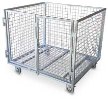 Buy Cage Trolley (Dual-door - Small) in Cage Trolleys from Astrolift NZ