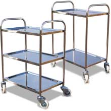 Buy Order-picking Trolley (2-3 Shelf - Stainless Steel) in Order-picking Trolleys from Astrolift NZ