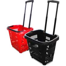 Buy Shopping Basket (Plastic - 2-Wheel) in Shopping Baskets from Astrolift NZ