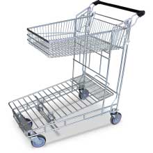 Buy Shopping Trolley Folding-shelf  in Shopping Trolleys from Astrolift NZ