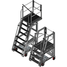 Buy Maintenance Work Platforms - Height-Adjustable  in Work Platforms from Easy Access available at Astrolift NZ