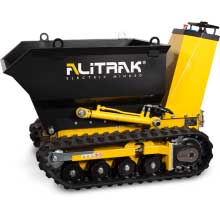 Buy Electric Dumper - Skip on Tracks in Electric Dumpers from Alitrak available at Astrolift NZ