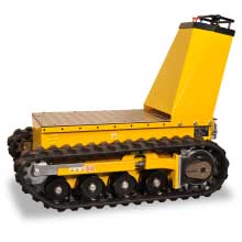 Buy Electric Dumper - Flatbed on Tracks in Electric Dumpers from Alitrak available at Astrolift NZ