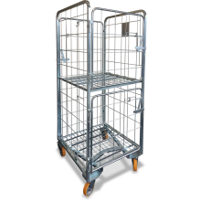 Buy Cage Trolley (Dual Door - Nesting) in Cage Trolleys from Astrolift NZ