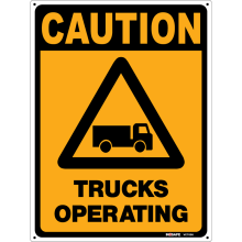 Buy Trucks Operating in Caution Signs from Astrolift NZ