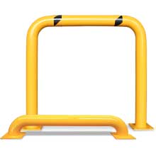 Buy Bolt-down Bollard - Hoop (PC over Galv) in Bolt-down Bollards from GuardX available at Astrolift NZ