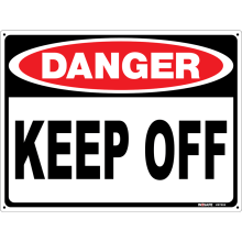 Buy KEEP OFF in Danger Signs from Astrolift NZ