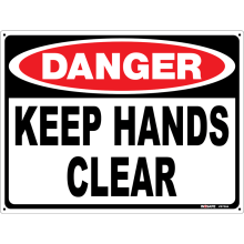 Buy KEEP HANDS CLEAR in Danger Signs from Astrolift NZ