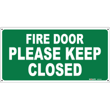 Buy Fire Door Please Keep Closed in Exit Signs from Astrolift NZ