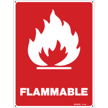 Buy Flammable in Fire Signs from Astrolift NZ
