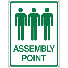 Buy Assembly Point in First Aid Signs from Astrolift NZ