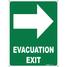 Buy Evacuation Exit Right in First Aid Signs from Astrolift NZ