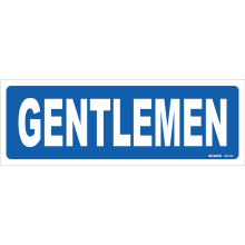 Buy Gentlemen in General Signs from Astrolift NZ