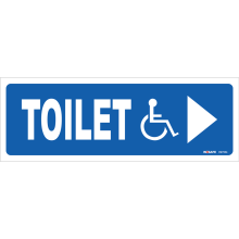 Buy Toilet Right in General Signs from Astrolift NZ