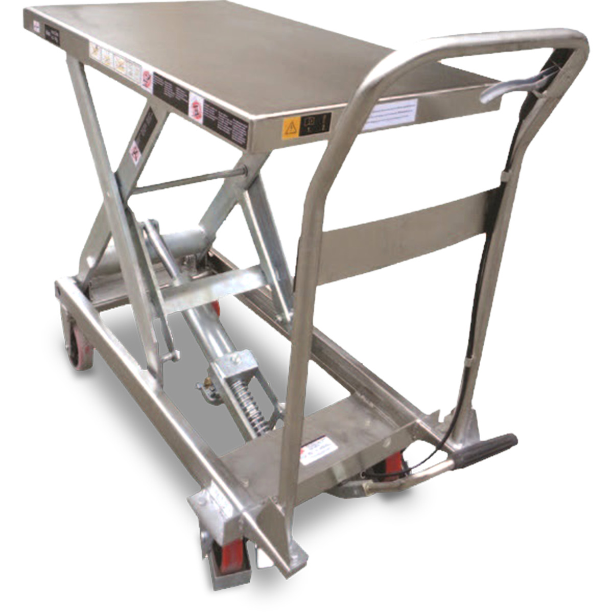 Mobile Scissor Lift Trolley (Stainless Steel) Mobile Lift Tables