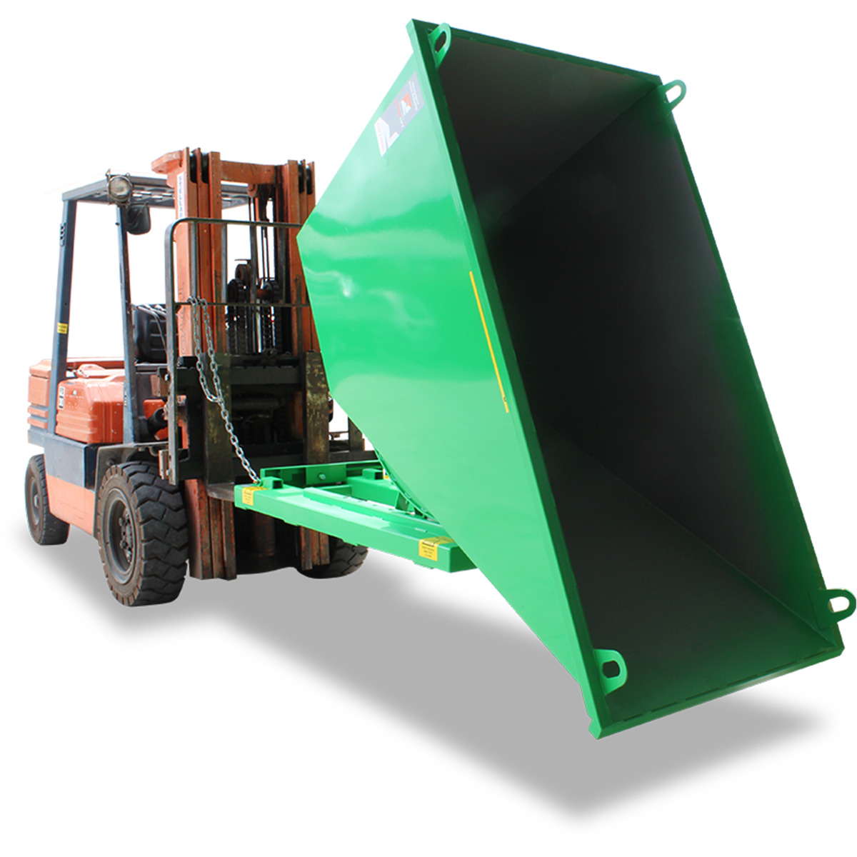 Selfdumping Hopper Forklift Attachment Astrolift