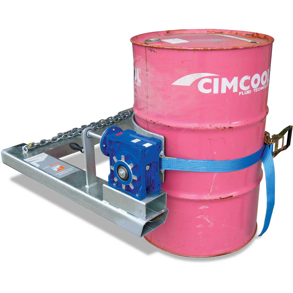 Drum Tipper Forklift Attachment (Galvanised) Forklift Attachments