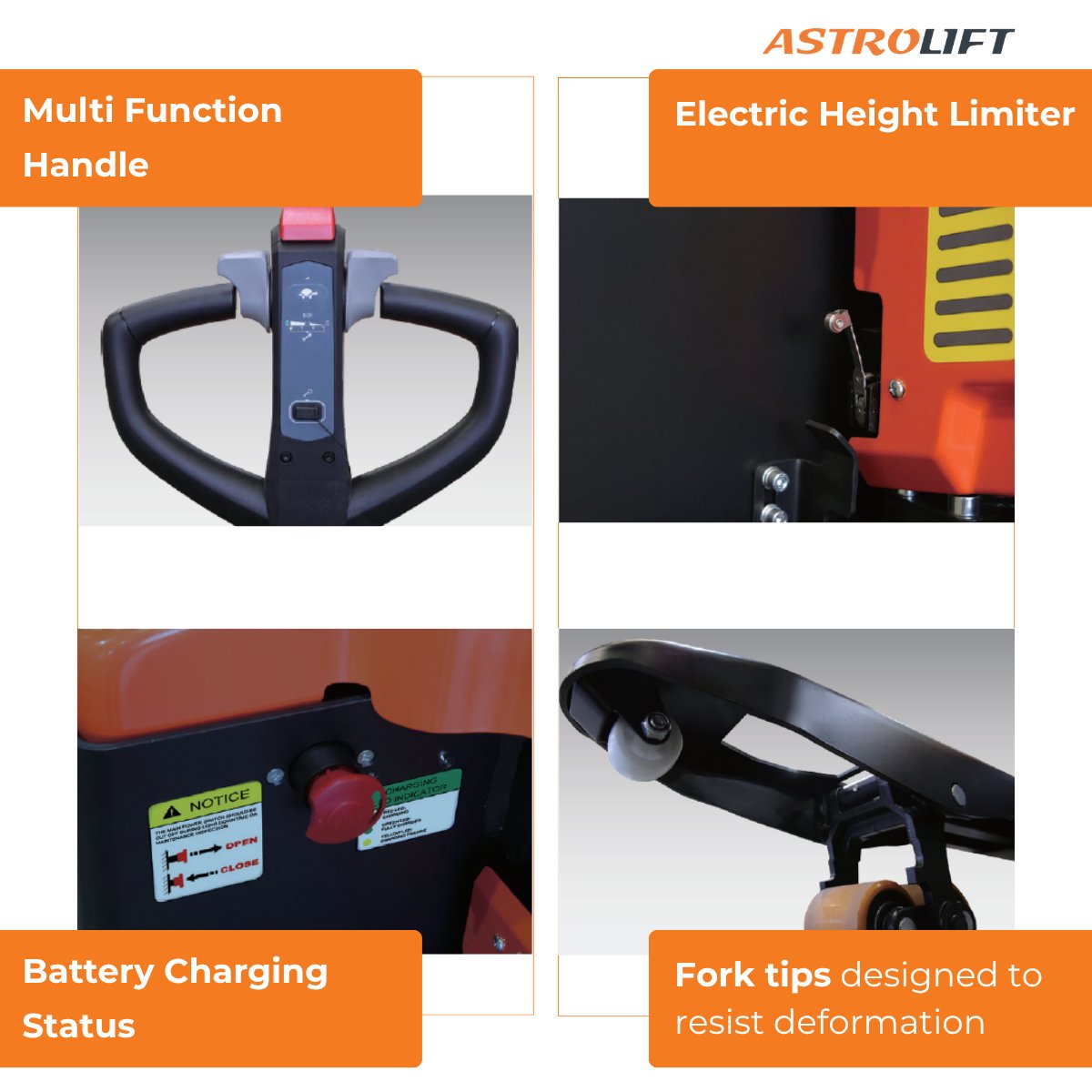 Buy 2T Cold Storage Pallet Truck in Pallet Trucks  available at Astrolift NZ