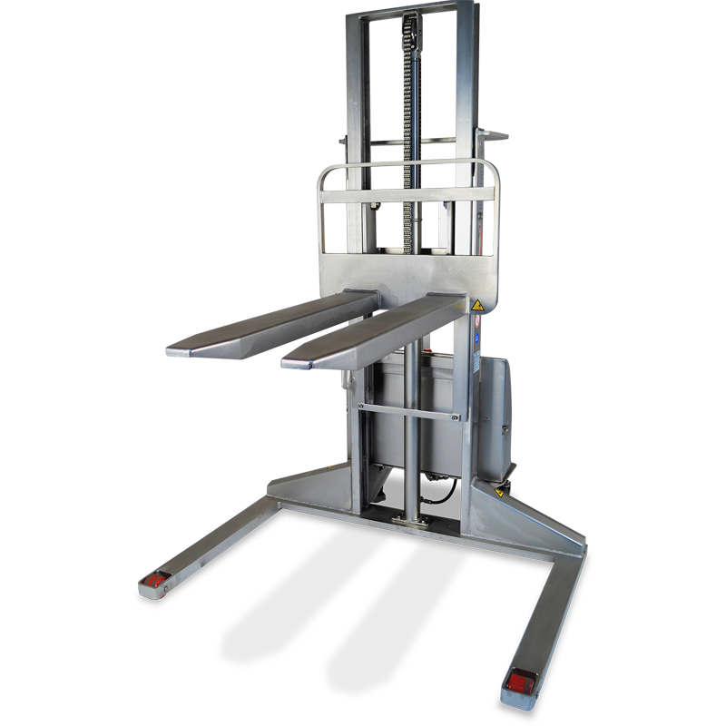 Semi-electric Straddle Stacker (Stainless Steel)