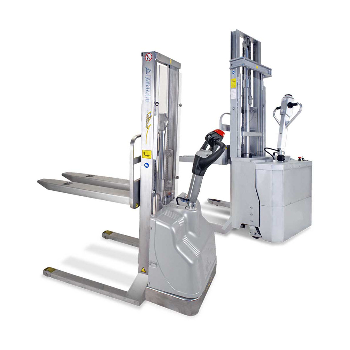 Electric Straddle Stacker 