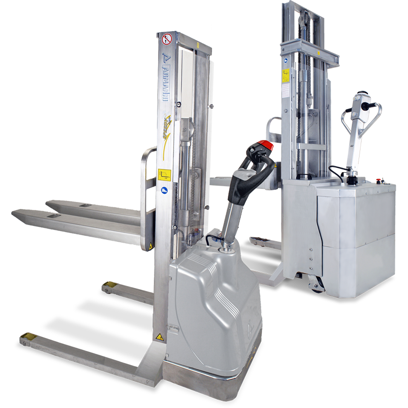 Electric Straddle Stacker (Stainless Steel)