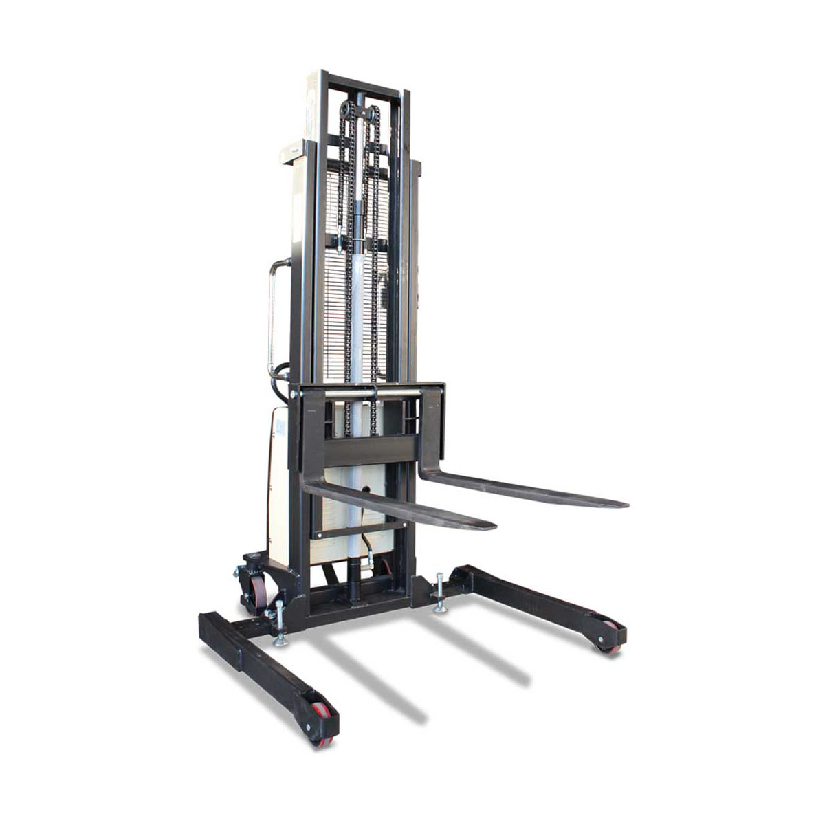 Semi-Electric Straddle Stacker