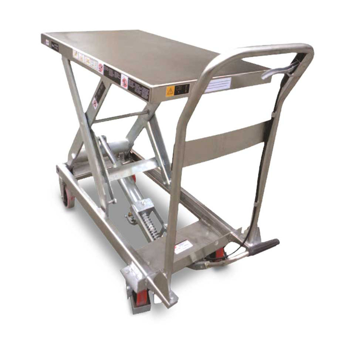 Mobile Scissor Lift Trolley (Stainless Steel)