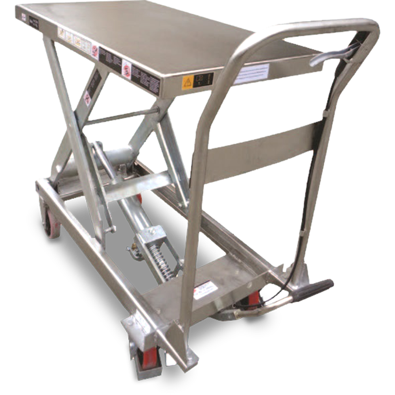 Mobile Scissor Lift Trolley (Stainless Steel) Mobile Scissor Lift Trolley (Stainless Steel)