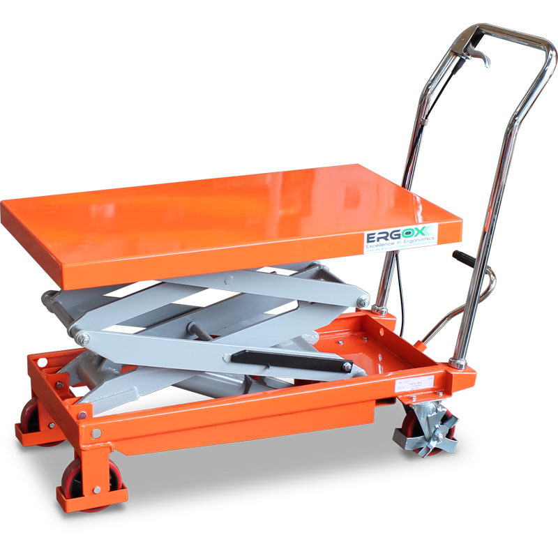 Mobile Scissor Lift Trolley Double