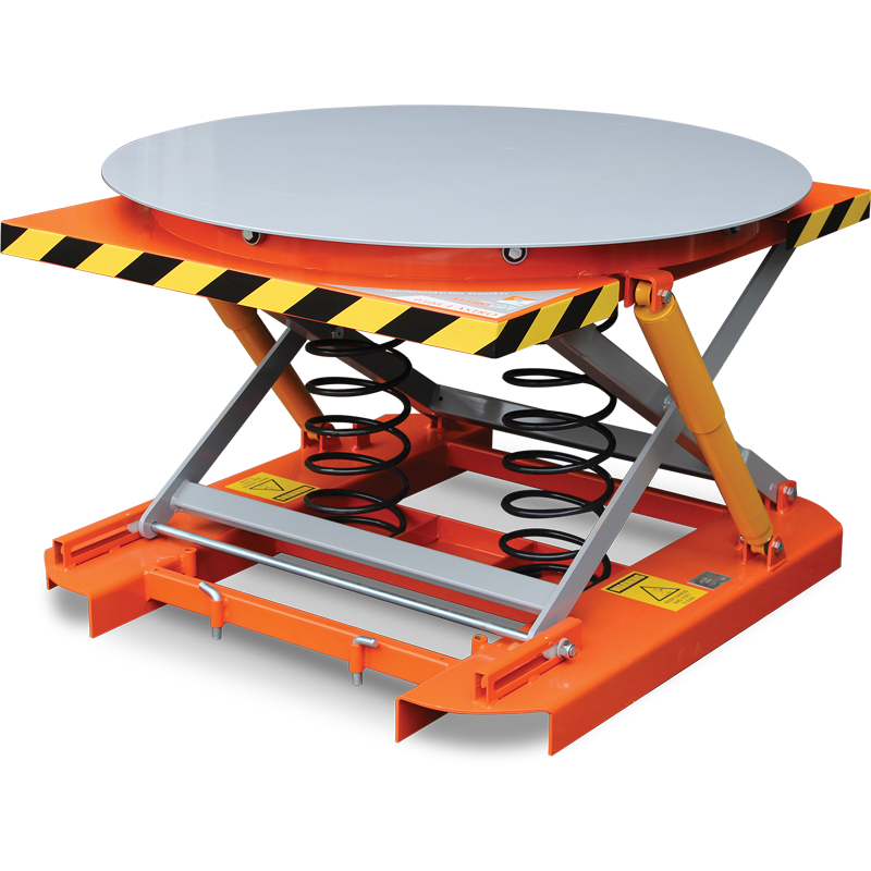 Pallet Scissor Lift Table (Spring) SpringLoaded Lift Tables Astrolift