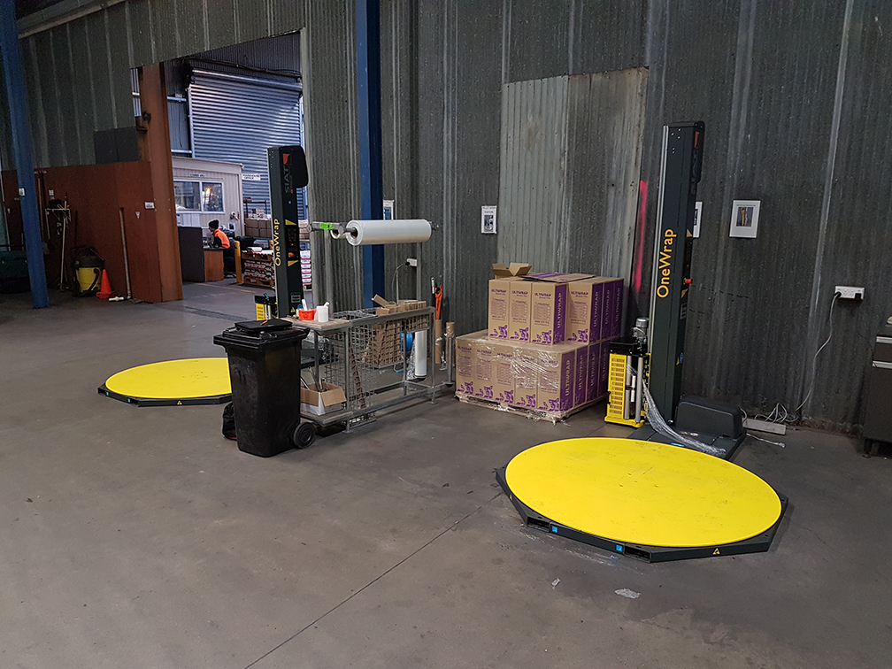 SemiAutomatic Pallet Wrapper SIAT Pallet Wrappers NZ Pallet