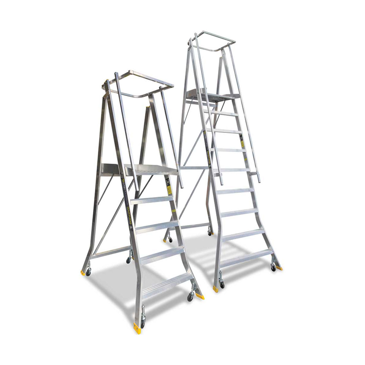 Buy Platform Ladders - Spring-Wheel  in Platform Ladders from Warthog available at Astrolift NZ