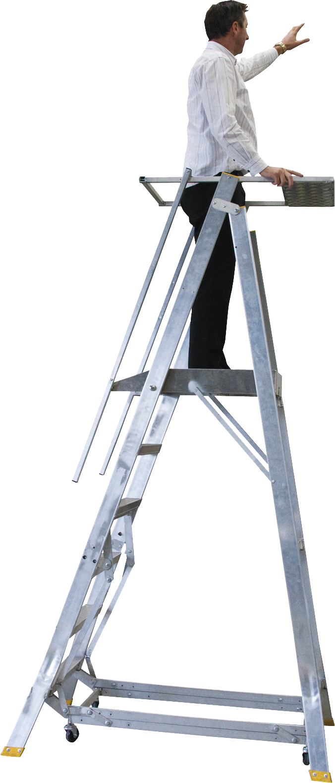 Platform Ladders WheeledChassis Platform Ladders Astrolift