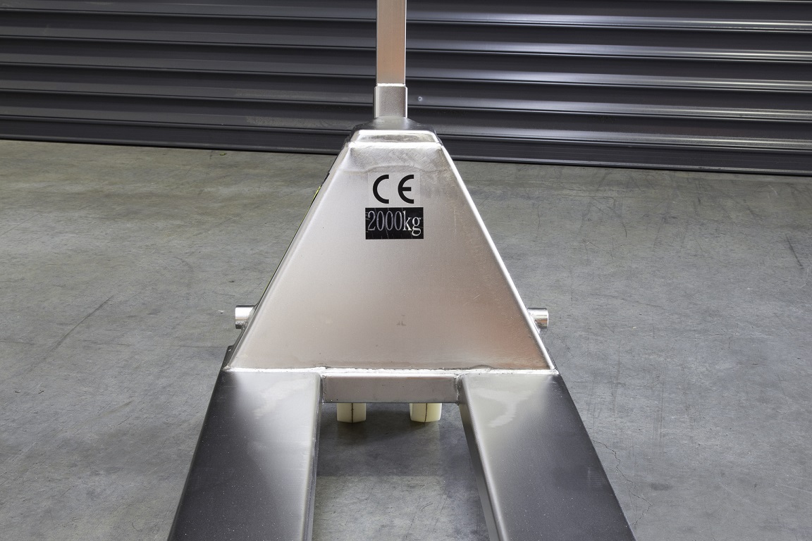 Stainless Pallet Truck Fork Span Width