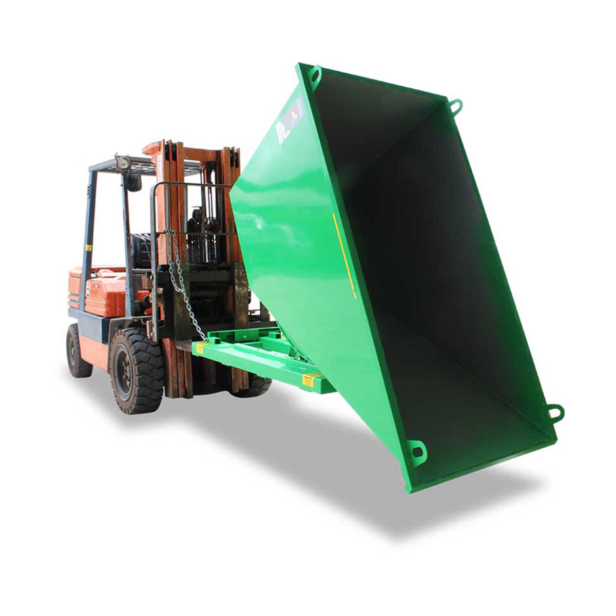 Hopper - Self-tipping Forklift Attachment