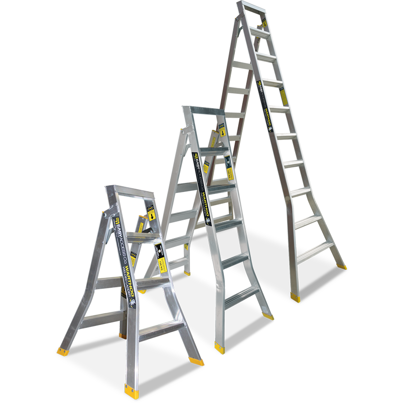 Step-Extension Ladders - Heavy-Duty Step-Extension Ladders - Heavy-Duty
