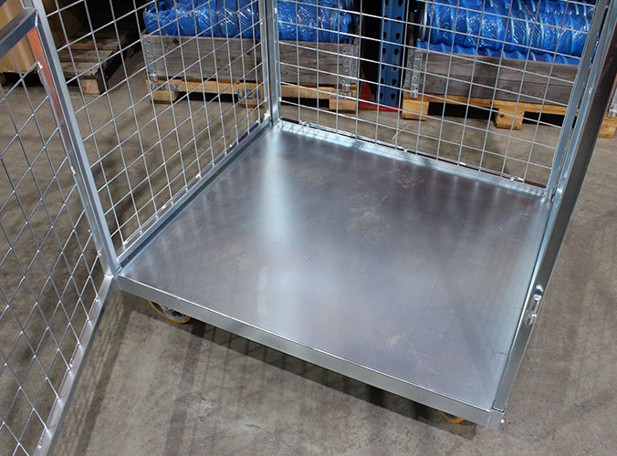Heavy Duty Construction Cage Trolley
