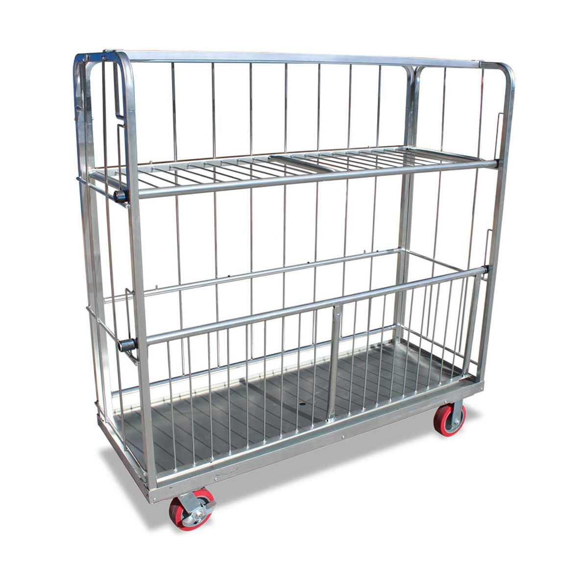 Buy Cage Trolley (Pivoting-Shelf)   available at Astrolift NZ