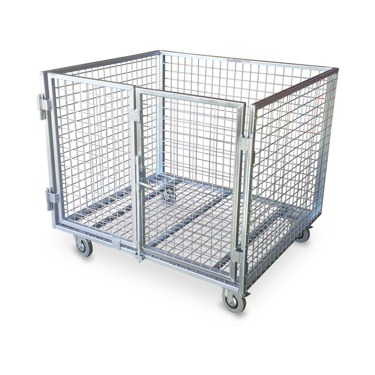 Small Dual Door Cage Trolley