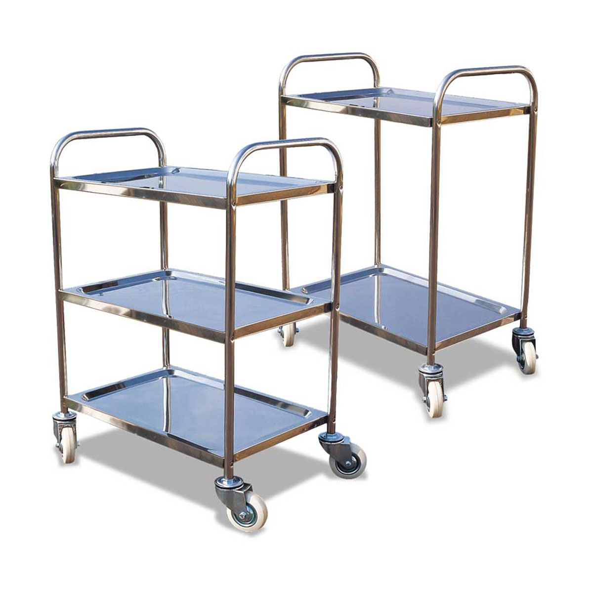 Buy Order-picking Trolley (2-3 Shelf - Stainless Steel) available at Astrolift NZ