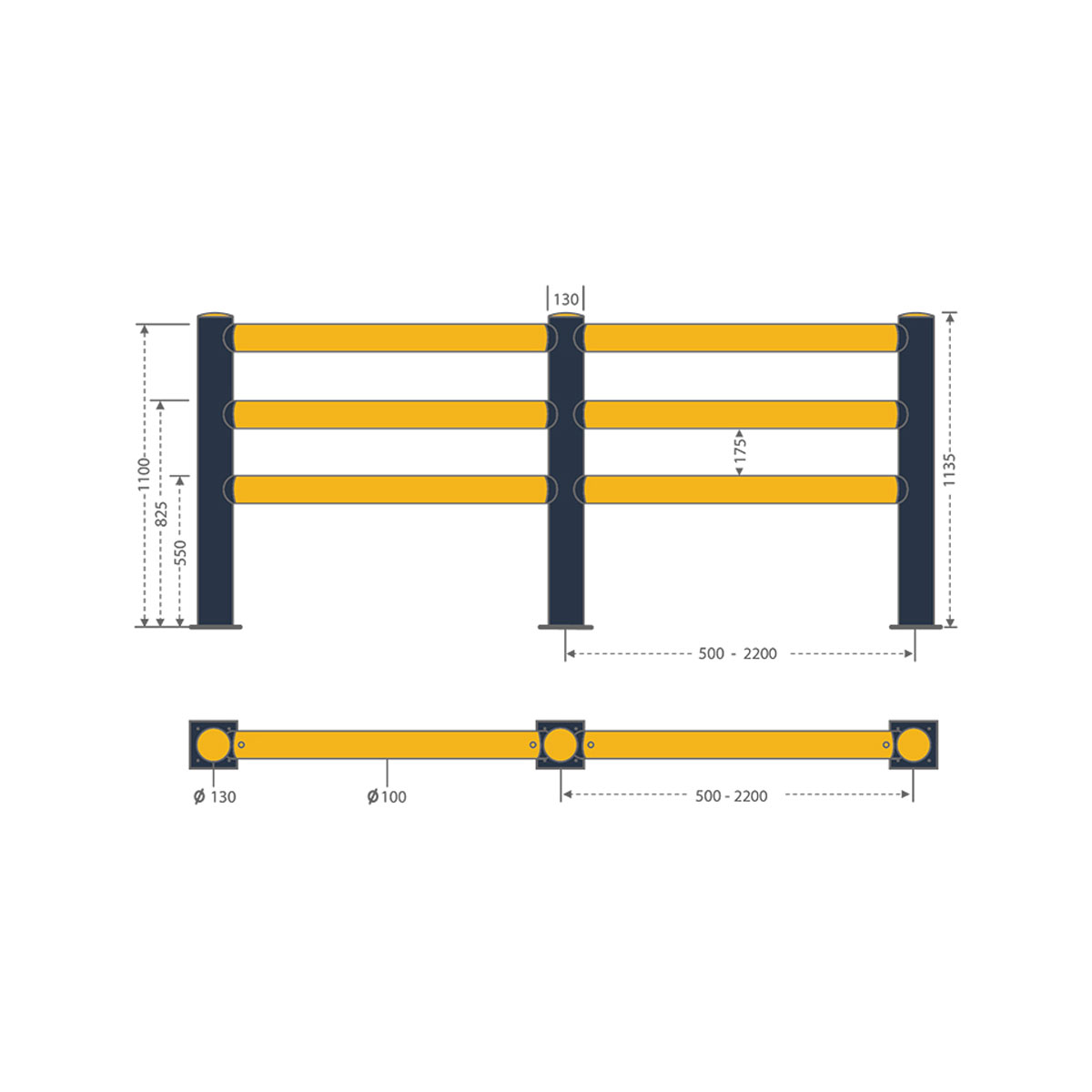 Flexible Pedestrian Barrer Astrolift Pedestrian Barriers Astrolift