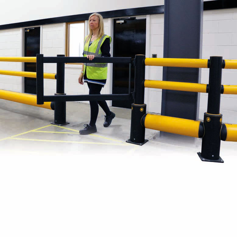 A-Safe Flexible Barriers Swing Gate